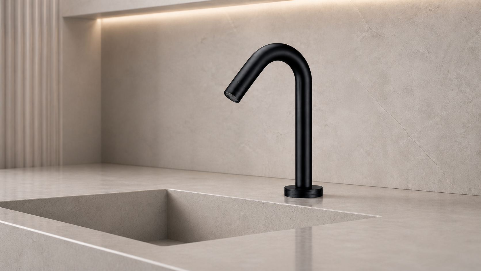 Fontana Geneva deck mounted smart touch activated sensor faucet dark oil rubbed bronze finish FS1226